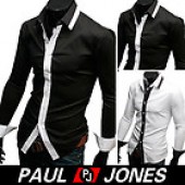  P&J Mens Fashion Casual Slim Fit Dress Shirts 3size+2CL